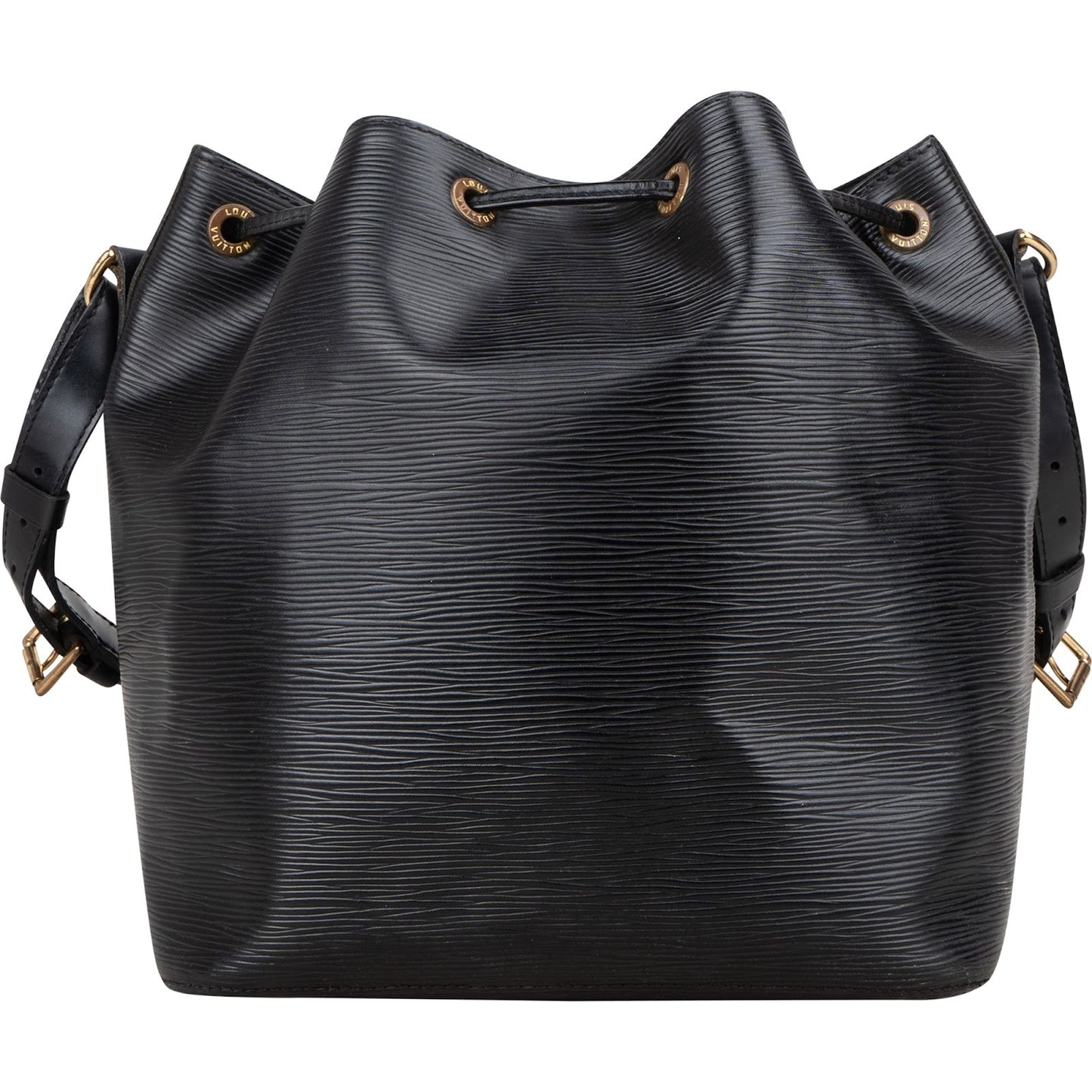 Louis Vuitton Noir Epi Leather Sac Noé Petit Shoulder Bag