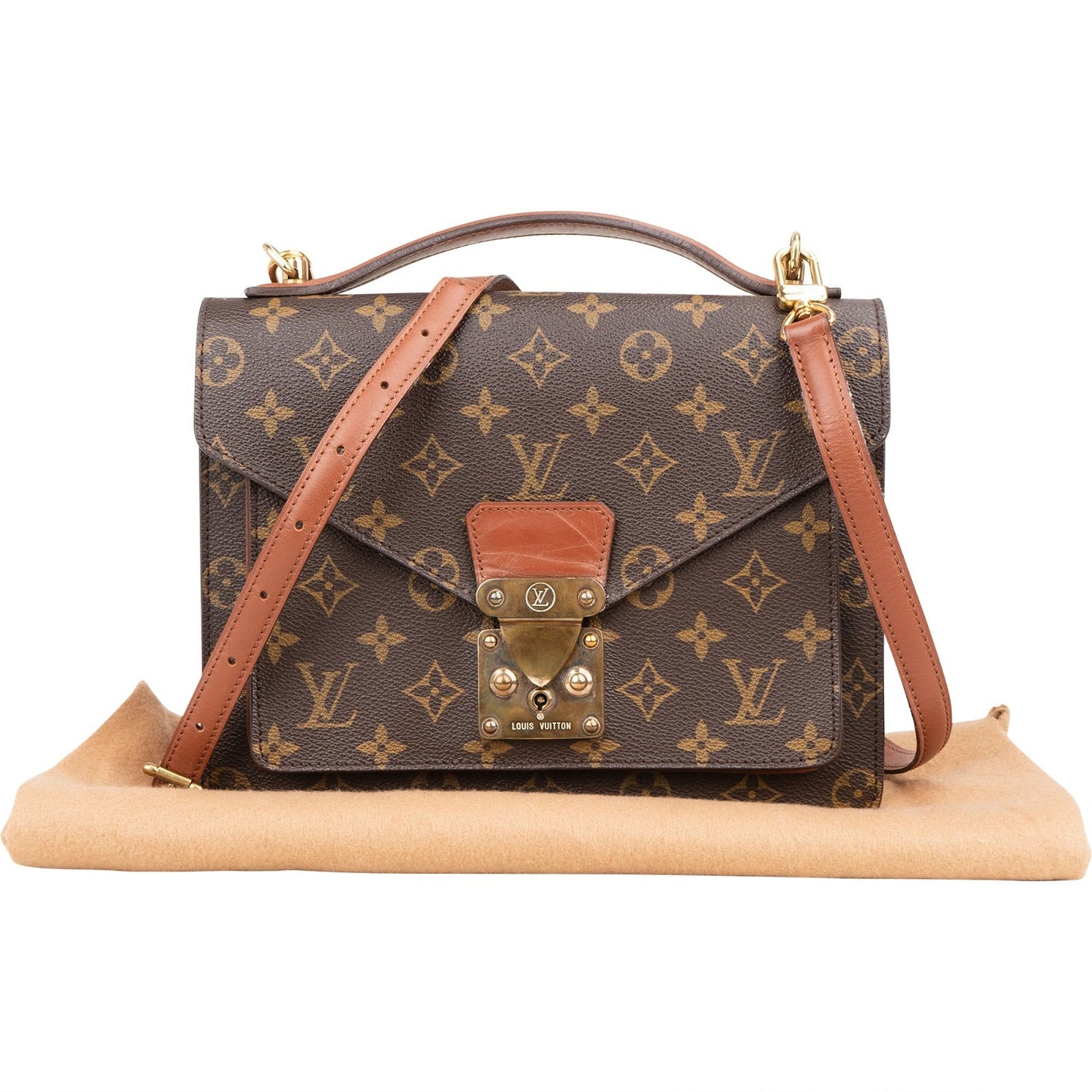 Louis Vuitton Monogram Canvas Monceau Handbag