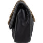 Chanel  Stitching Lambskin Single Flap Shoulder Bag