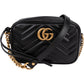 Gucci Chevron Leather Marmont Matelassé Mini Crossbody Bag