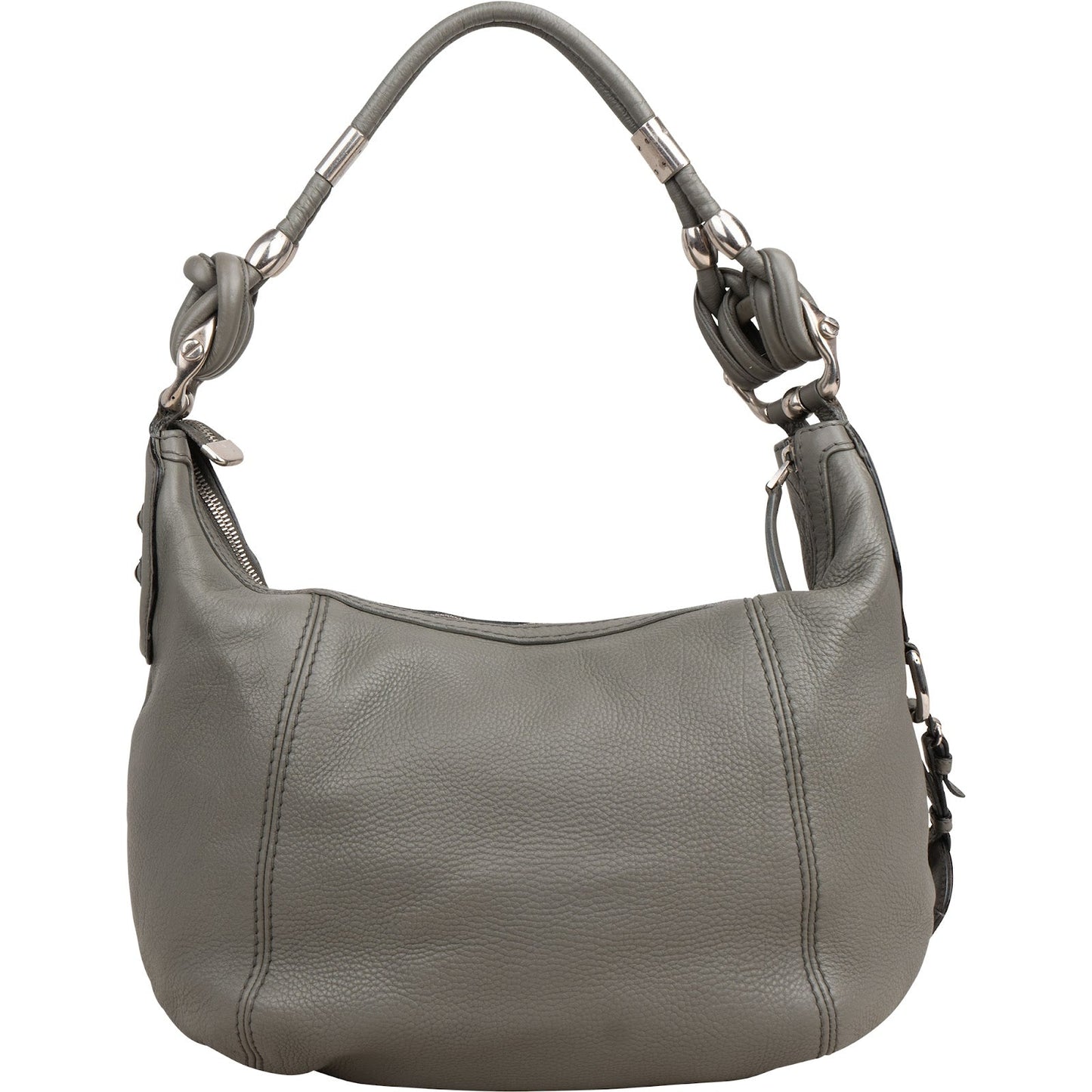 Gucci Pebbled Leather Horsebit Hobo Shoulder Bag