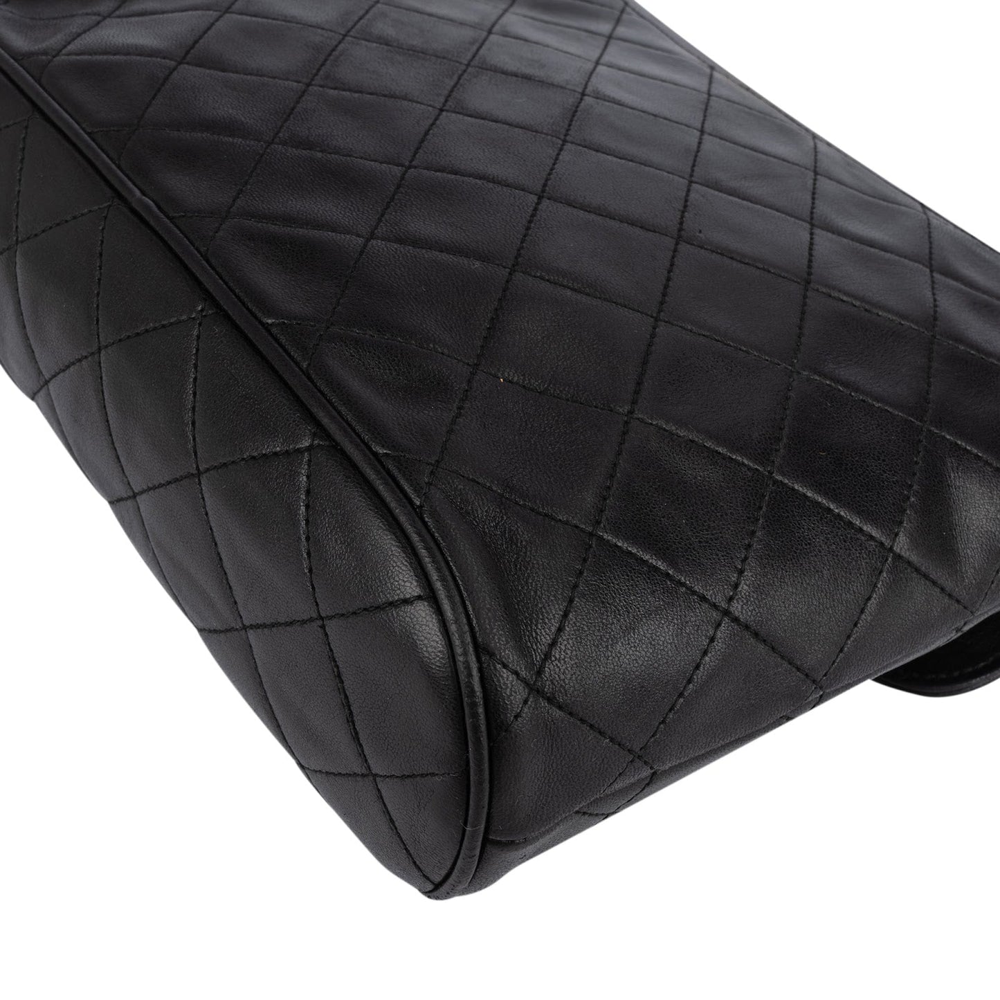Chanel Quilted Lambskin CC Tassel Single Flap Crossbody Bag