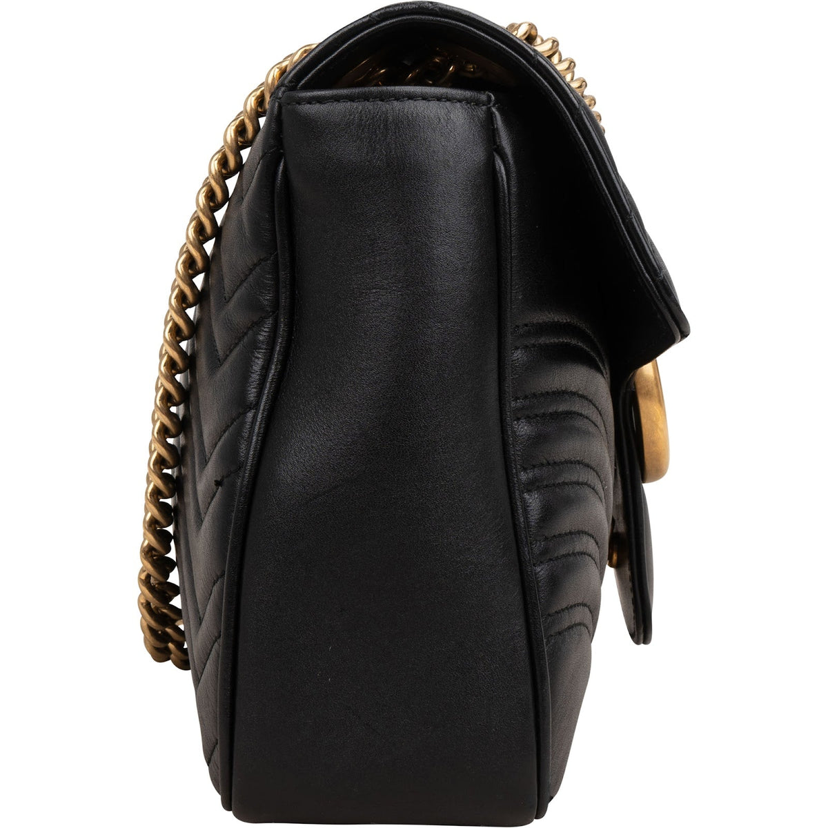 Gucci Matelassé Leather GG Large Marmont Shoulder Crossbody Bag