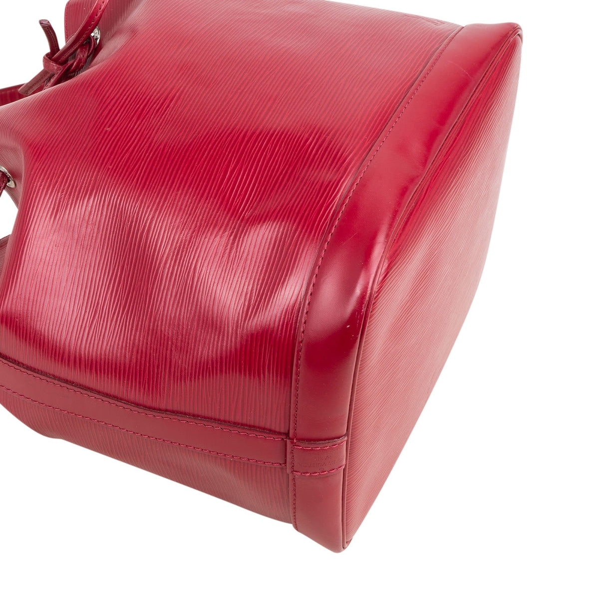 Louis Vuitton Red Epi Leather NM Sac Noé Petit Shoulder Bag