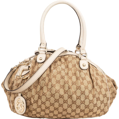 Gucci Monogram GG Canvas Sukey Handbag