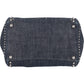 Prada Shopper aus perforiertem Denim mit Nieten – Ansicht 8