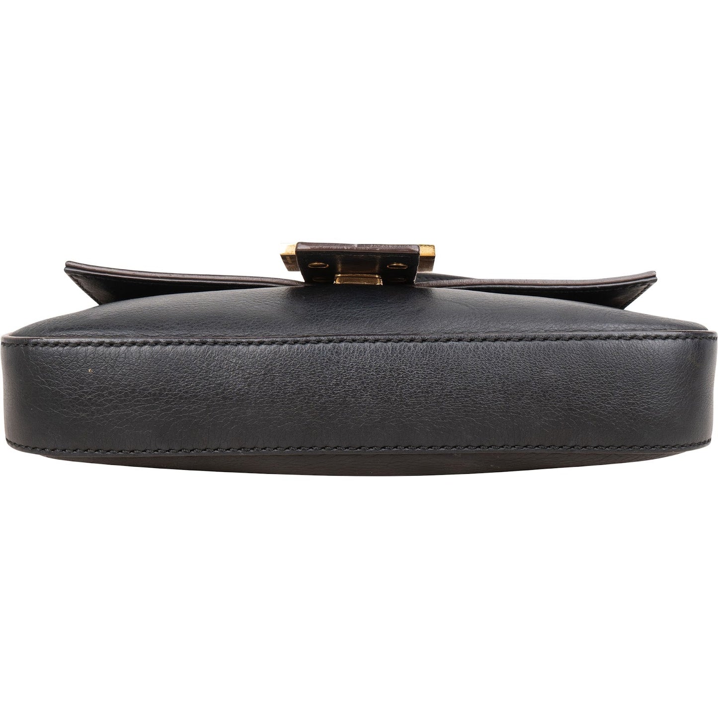 Fendi Vitello Leather Baguette Shoulder Bag