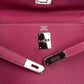 Hermès Tosca Clemence Leather Palladium Kelly 32 Handbag