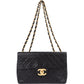 Chanel Quilted Lambskin 24K Gold Maxi Single Flap Crossbody Bag