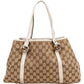 Gucci Monogram GG Twin Interlocking G  Shoulder Bag