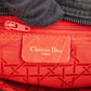 Christian Dior Quilted Nylon Medium Lady Dior Handbag