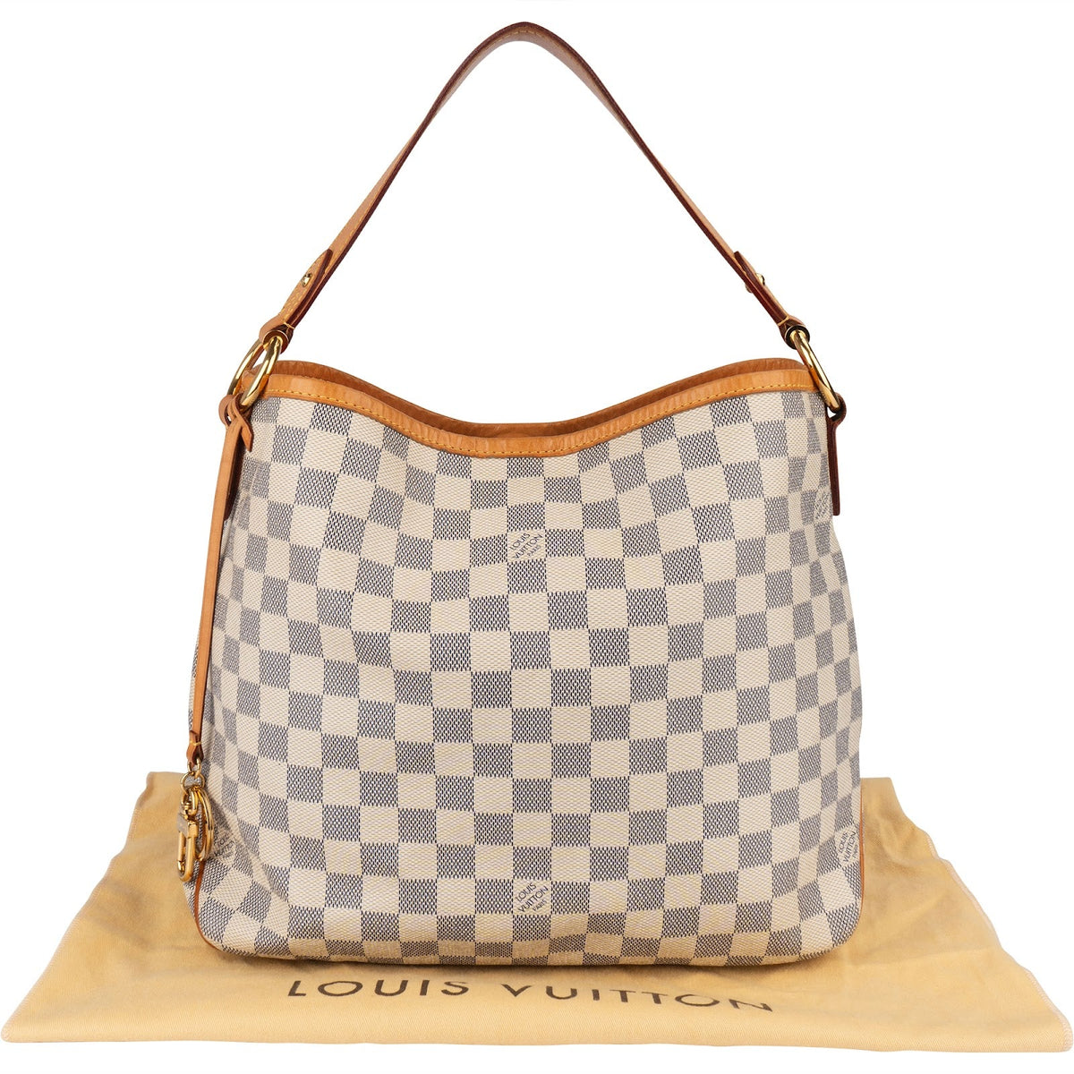 Louis Vuitton Delightful PM NM aus Damier Azur Canvas – Ansicht 2
