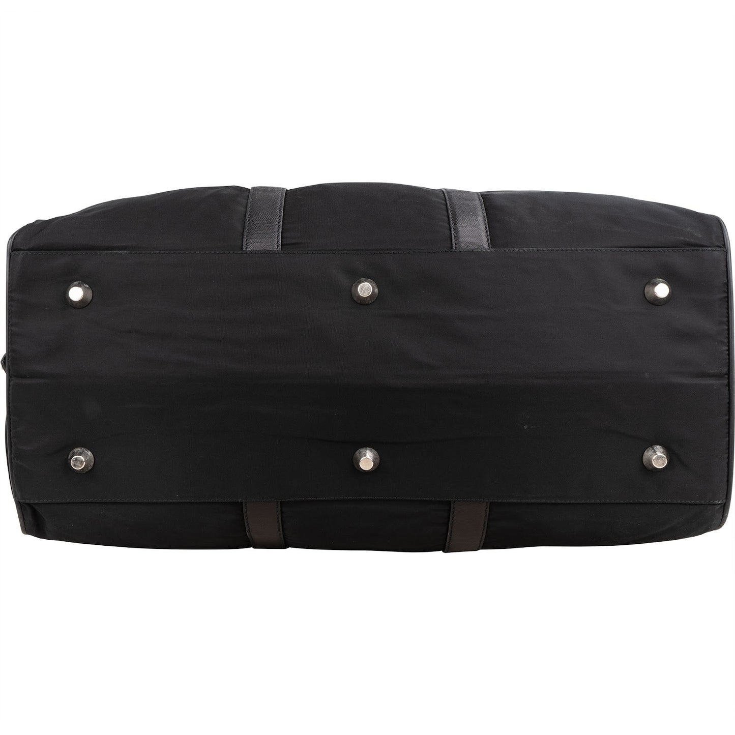 Prada Nylon Triangle Duffle Weekender 50 Travel Bag