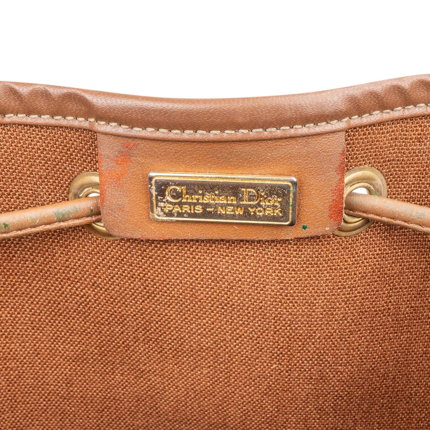 Christian Dior Honeycomb Monogram Bucket Crossbody Bag