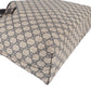Gucci Monogram GG Supreme Canvas Web Tote Handbag