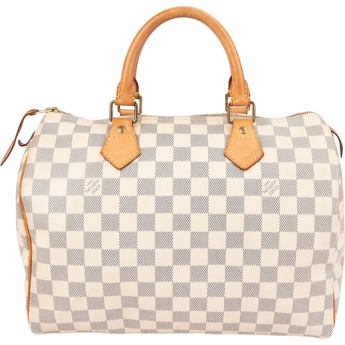Louis Vuitton Monogram Damier Azur Speedy 30 Handbag