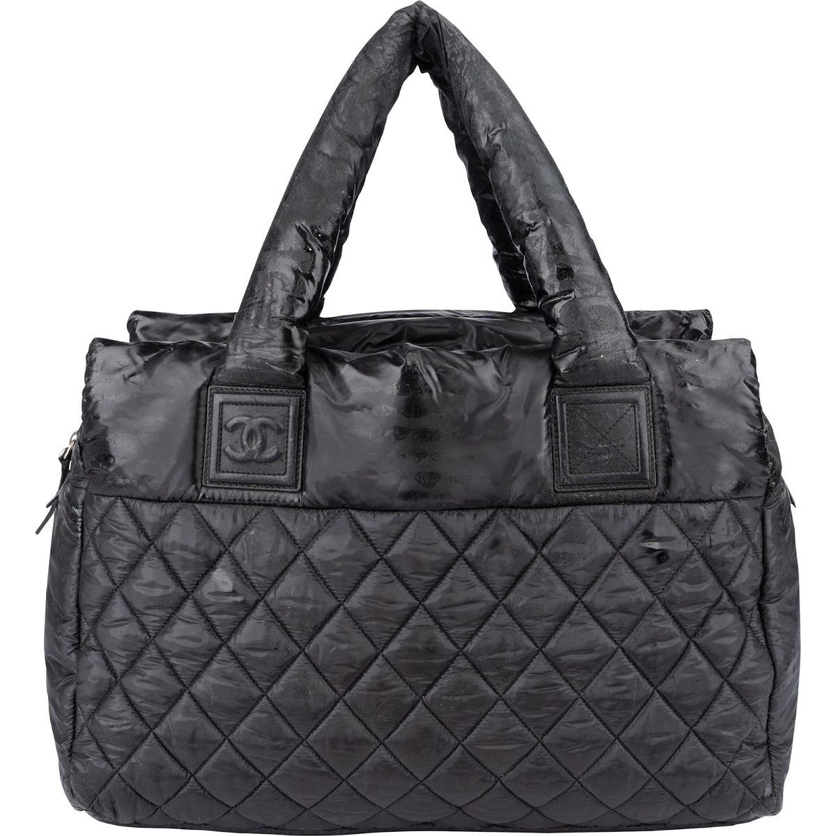 Chanel Quilted Nylon Coco Cocoon Tote Handbag