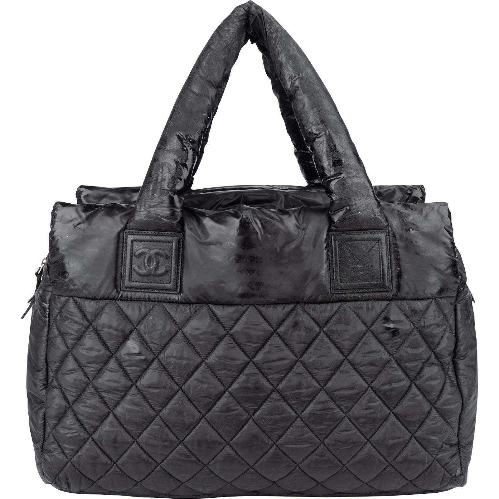Chanel Quilted Nylon Coco Cocoon Tote Handbag