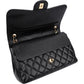 Chanel Caviar Leather Palladium Jumbo Double Flap Crossbody Bag