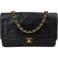 Chanel Quilted Lambskin 24K Gold Single Flap Crossbody Bag