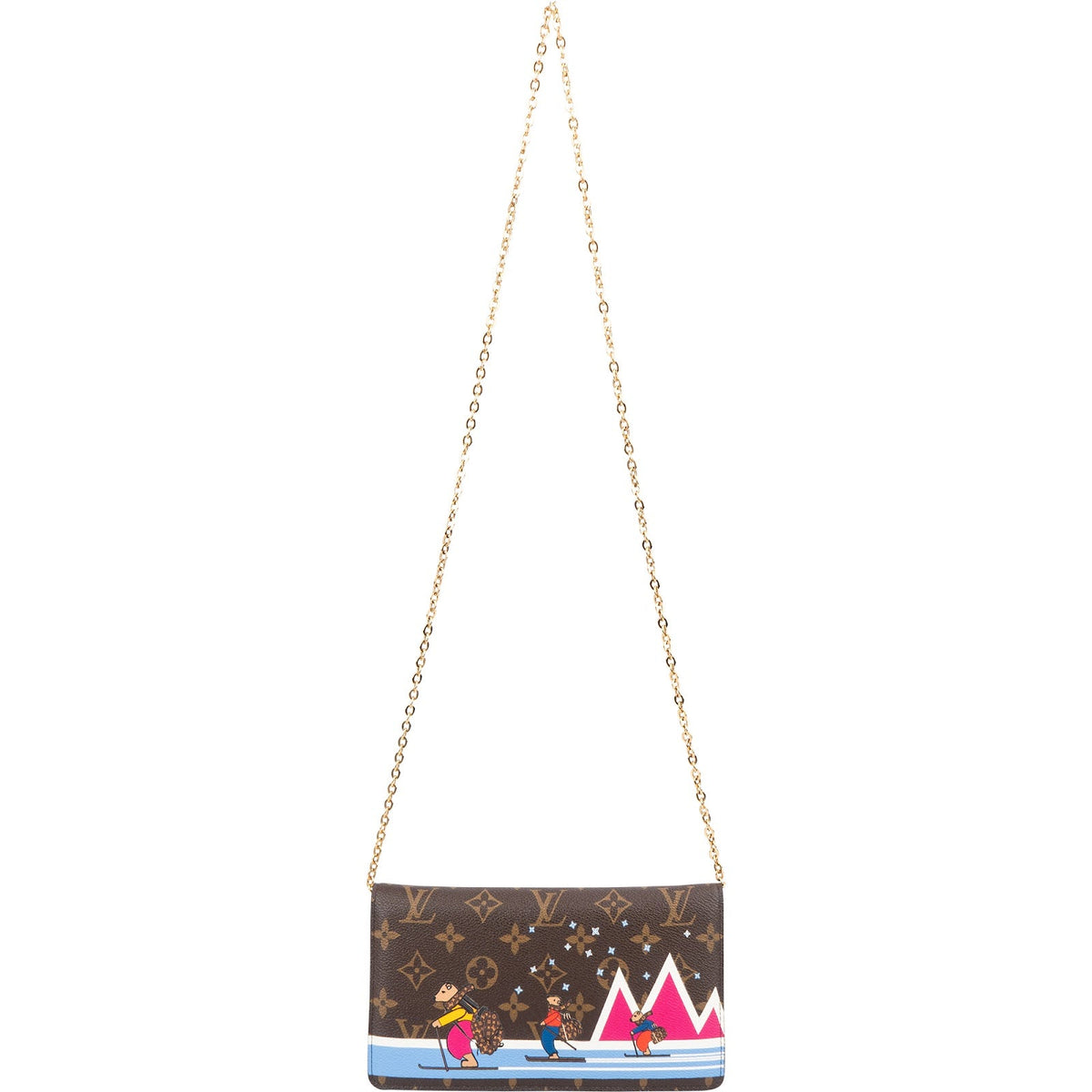 Louis Vuitton Pochette Weekend Christmas Animation aus Monogram Canvas – Ansicht 5
