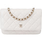 Chanel Quilted Caviar Leather Wallet On Chain Crossbody Bag