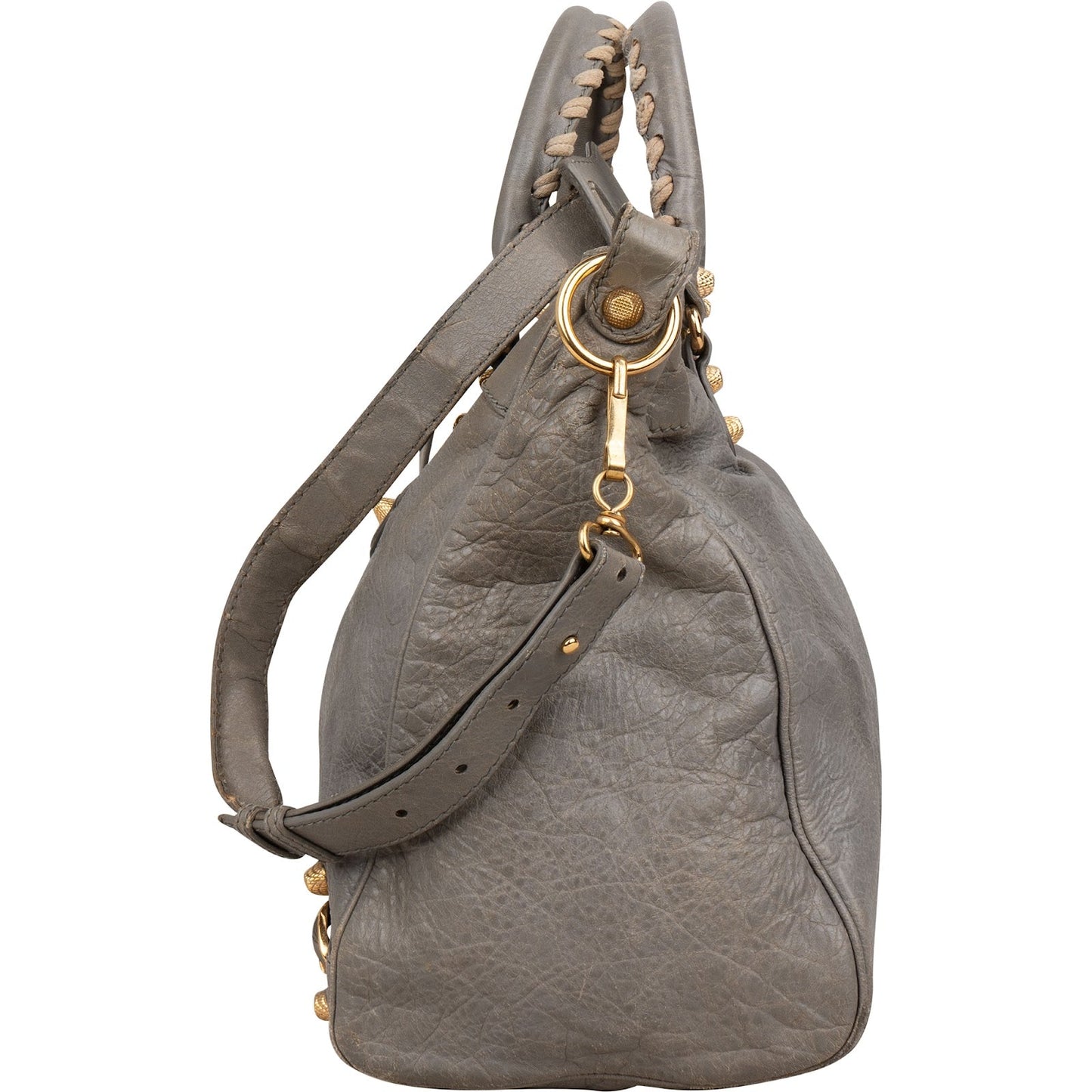 Balenciaga Grey Leather City Jumbo Handbag