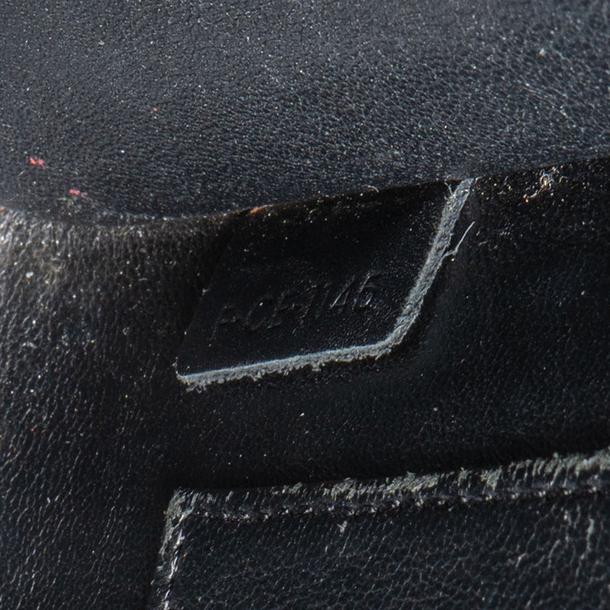 Céline Tricolor Grained Suede & Leather Nano Luggage Handbag