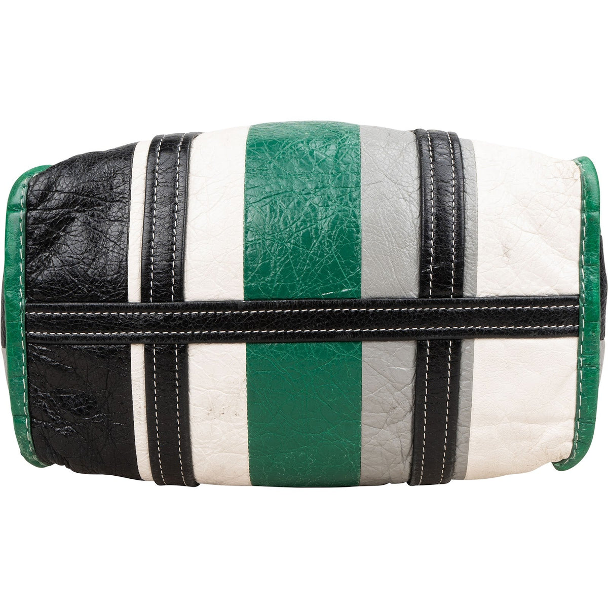 Balenciaga Bazar Small Tote aus dreifarbigem Kalbsleder – Ansicht 7