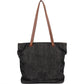 Chanel Maxi Denim CC Stitch Tote Shoulder Bag