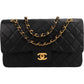 Chanel Quilted Lambskin 24K Gold Medium Double Flap Shoulder Bag