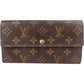 Louis Vuitton Monogram Canvas Sarah Wallet