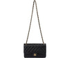 Chanel Quilted Caviar Leather Jumbo Double Flap Crossbody Bag