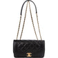 Chanel Quilted Lambskin Diana New Collection Single Flap Crossbody Bag