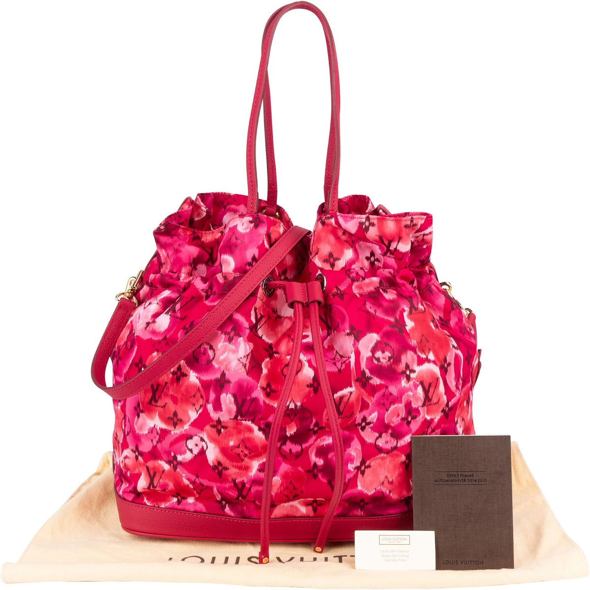 Louis Vuitton Limited Monogram Ikat Flower NoéFull Shoulder Bag
