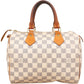 Louis Vuitton Monogram Damier Azur Canvas Speedy 25 Handbag