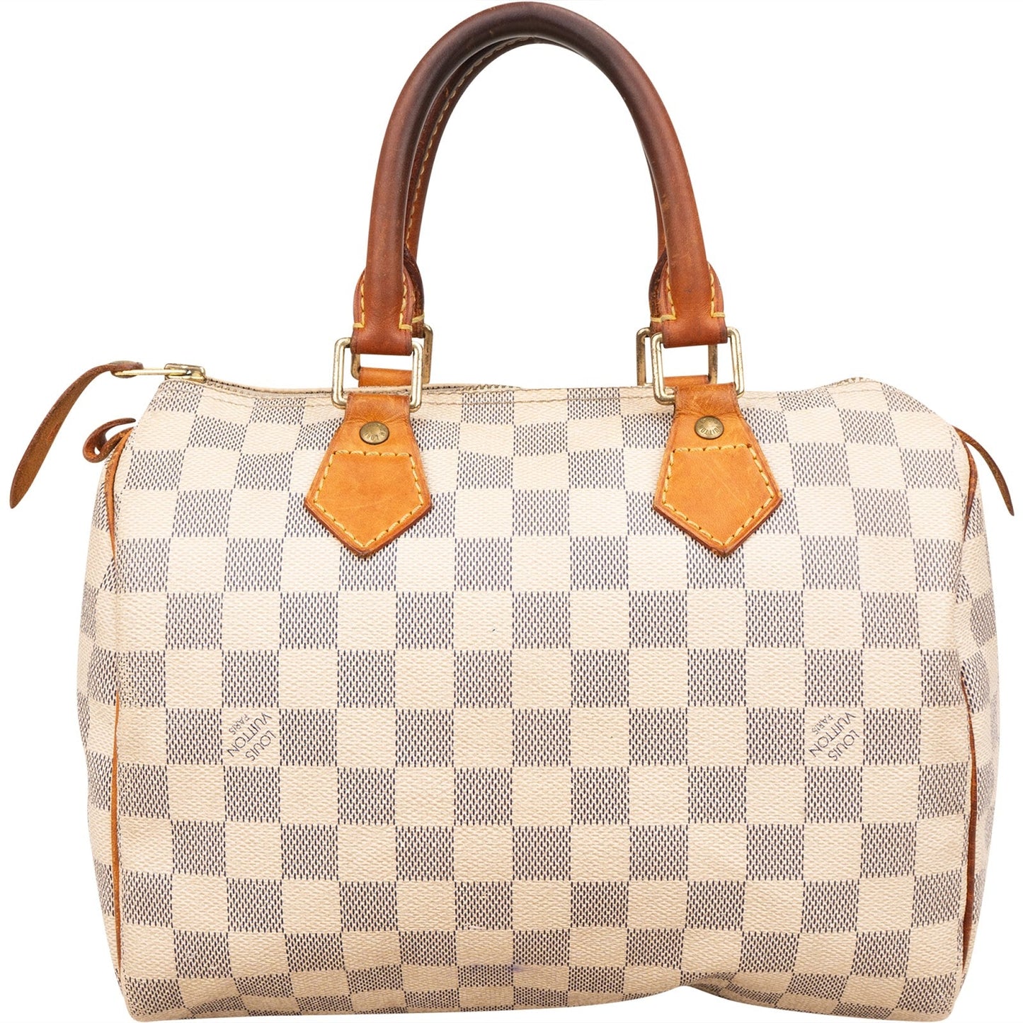Louis Vuitton Monogram Damier Azur Canvas Speedy 25 Handbag