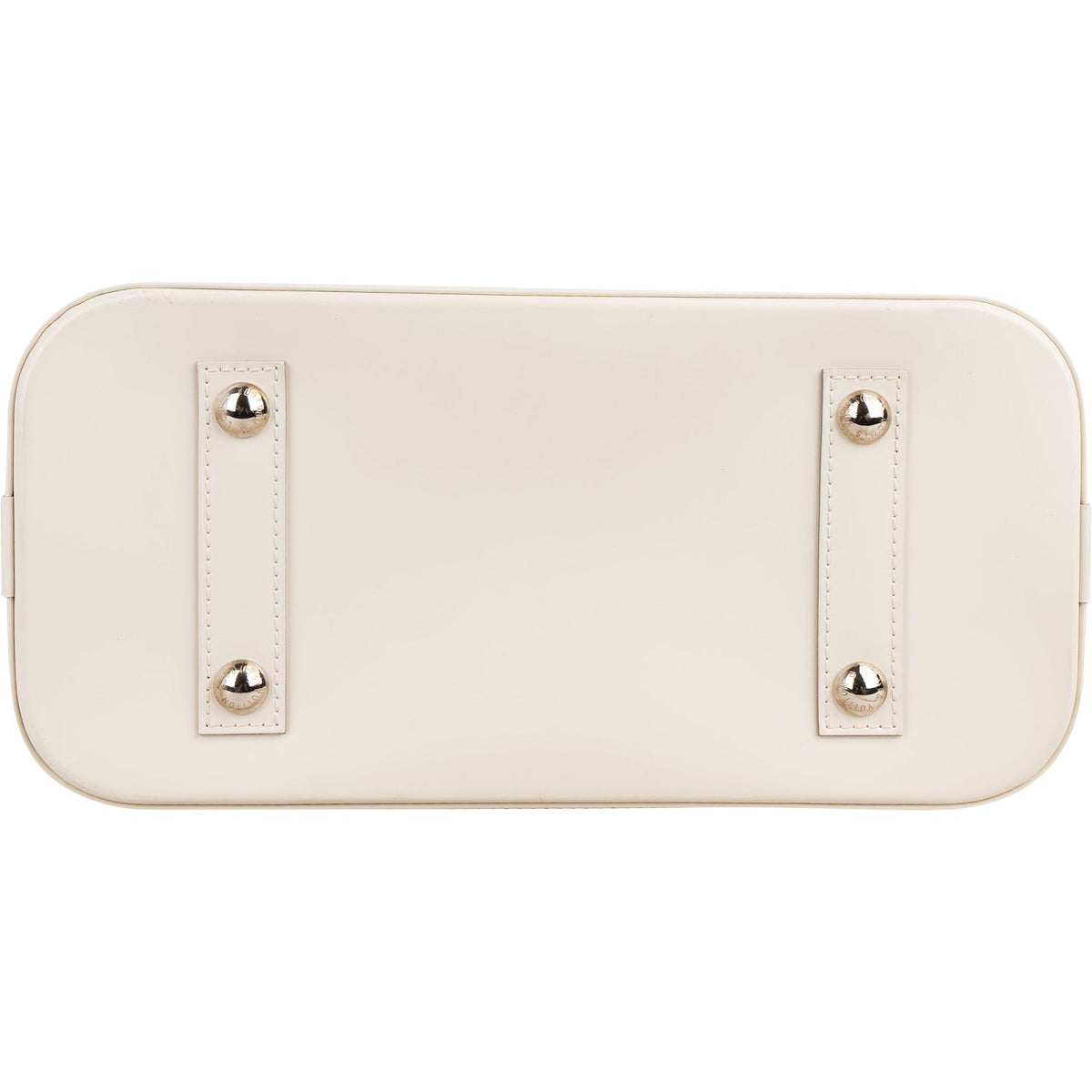 Louis Vuitton White Epi Leather Alma PM Handbag