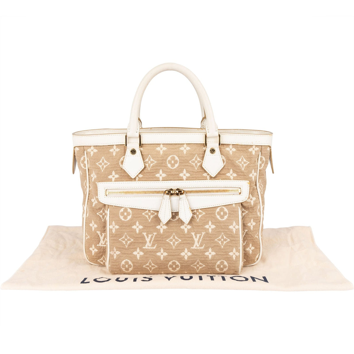 Louis Vuitton Cabas Sabbia MM aus Monogram Denim – Ansicht 2