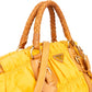 Prada Tessuto Gaufre Woven Handle Satchel Handbag