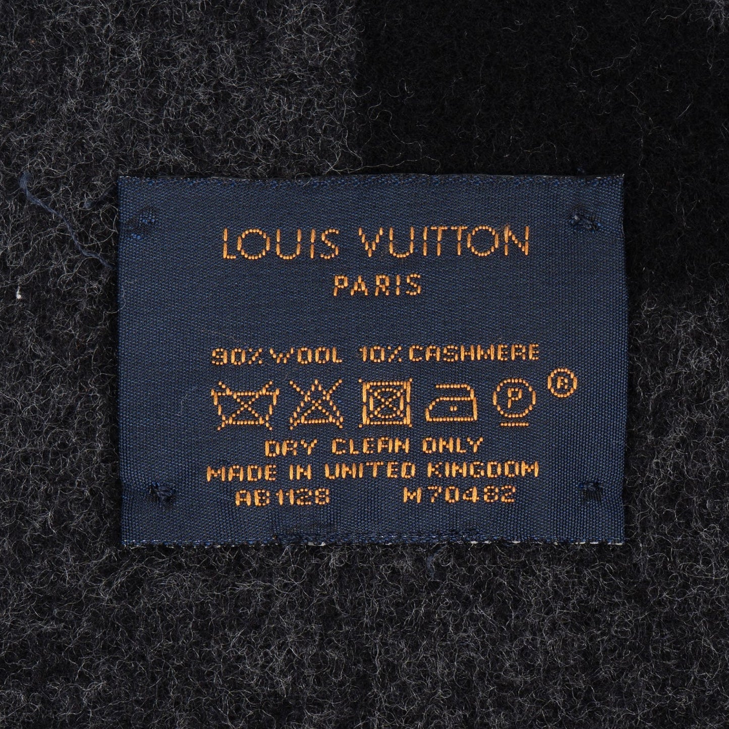 Louis Vuitton Wool Monogram Cardiff Schal Scarf