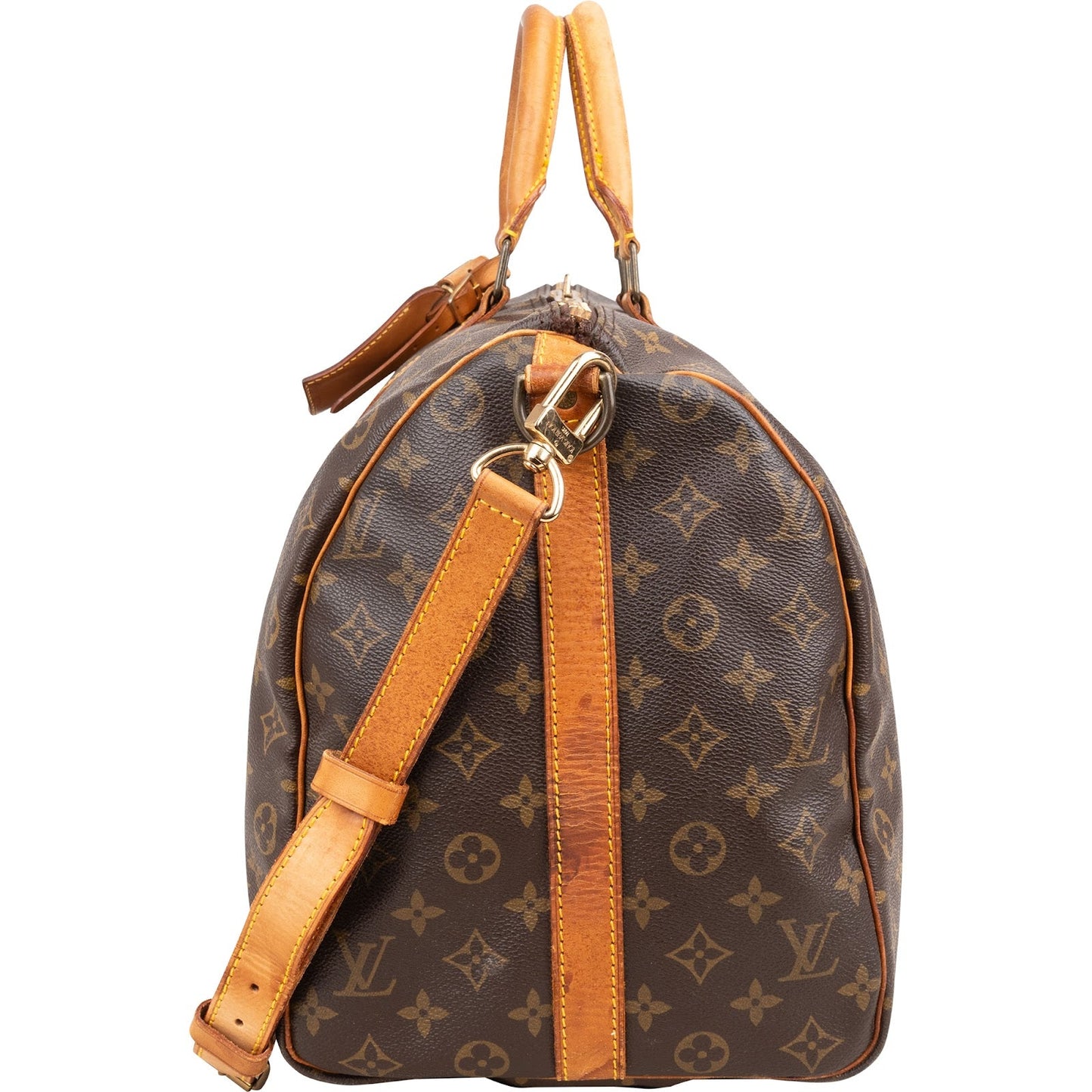 Louis Vuitton Monogram Canvas Keepall 50 Bandoulière Travel Bag