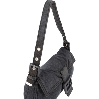 Fendi Jersey Baguette Shoulder Bag