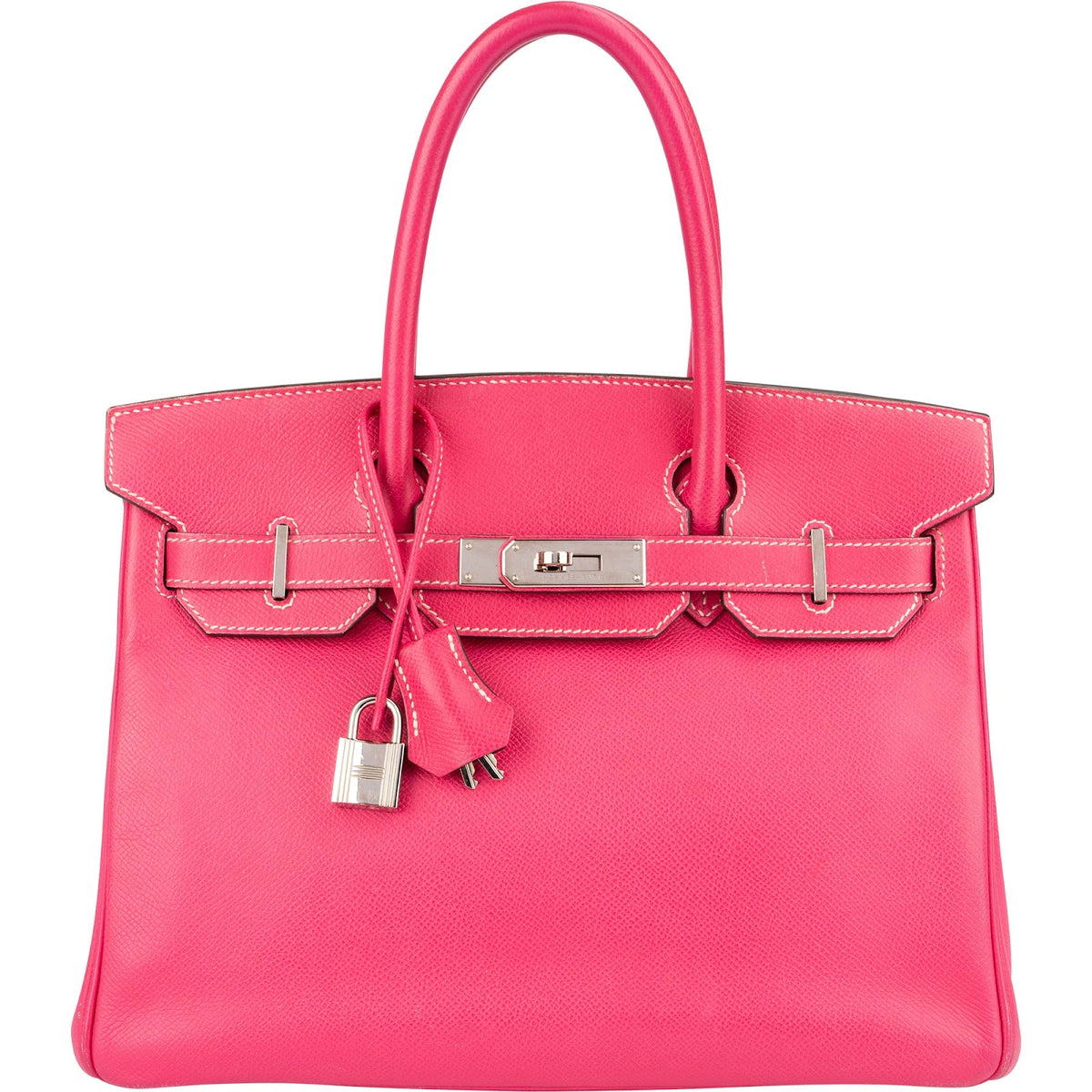 Hermès Pink Candy Epsom Palladium Birkin 30 Handbag