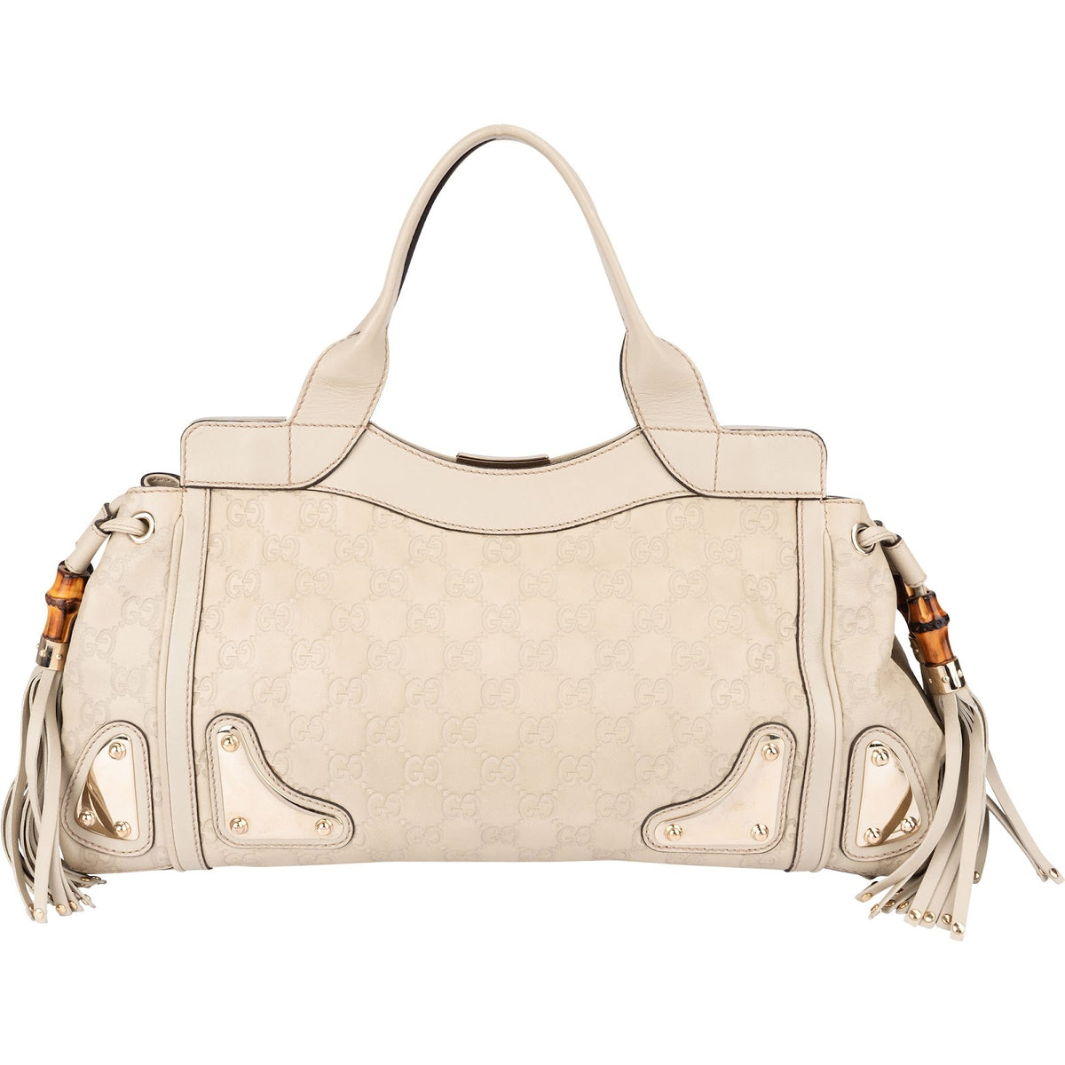 Gucci Guccissima Leather Babouska Boston Handbag