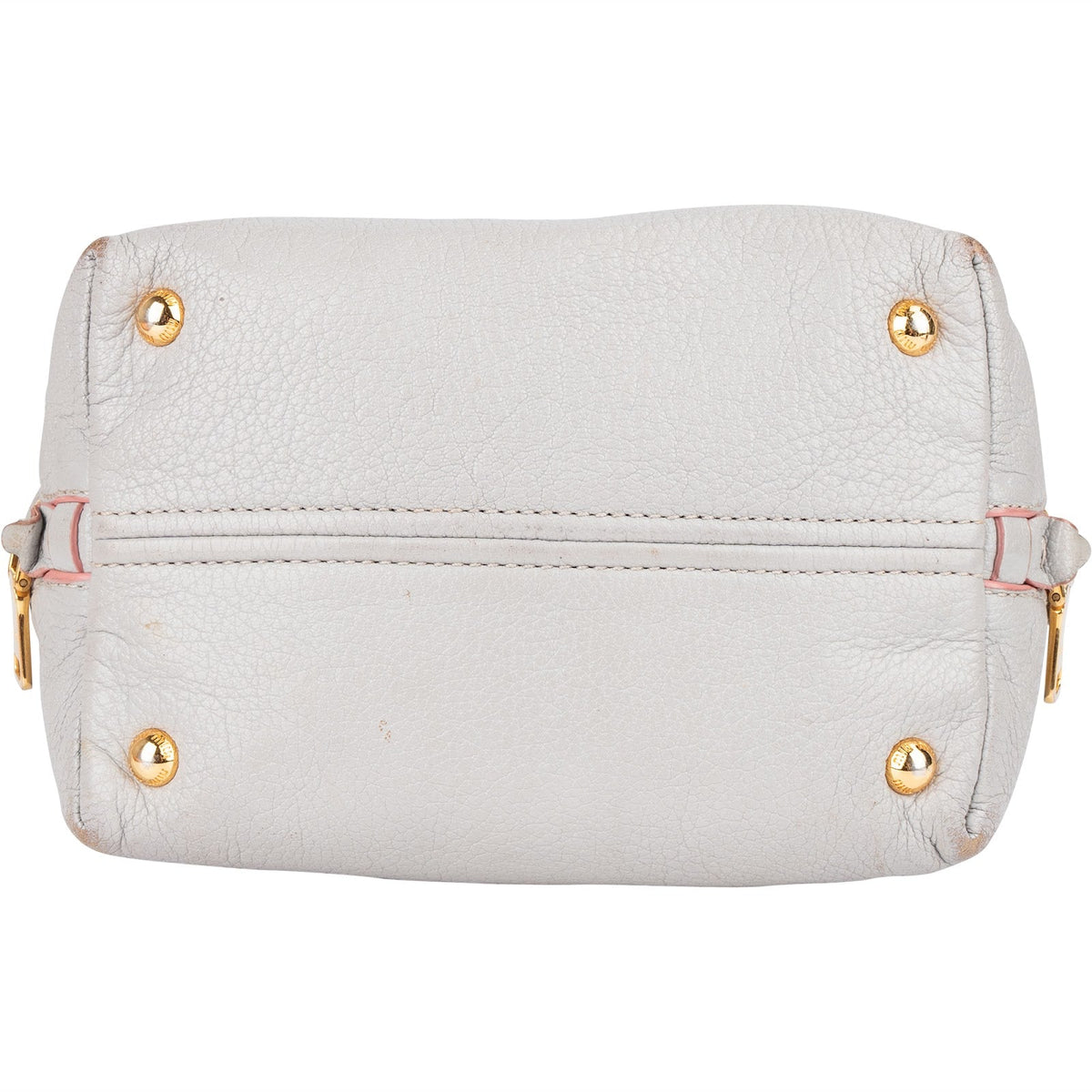 Miu Miu Vitello Leather Madras Handbag