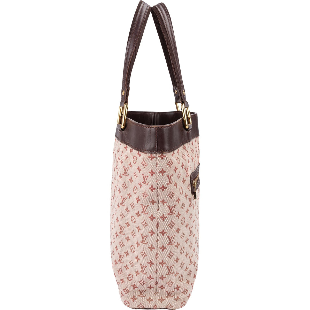 Louis Vuitton Monogram Mini Lin Canvas Lucille Handbag