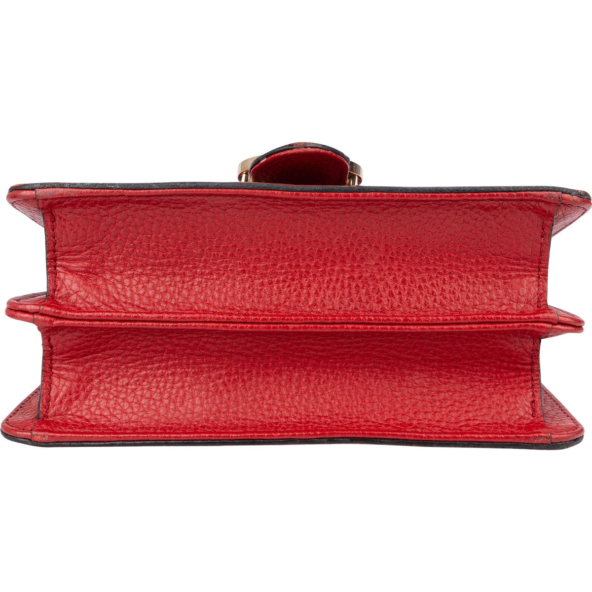 Gucci Grained Leather Interlocking GG Small Crossbody Bag
