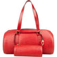 Louis Vuitton Red Epi Leather Epi Leather Soufflot Set Handbag