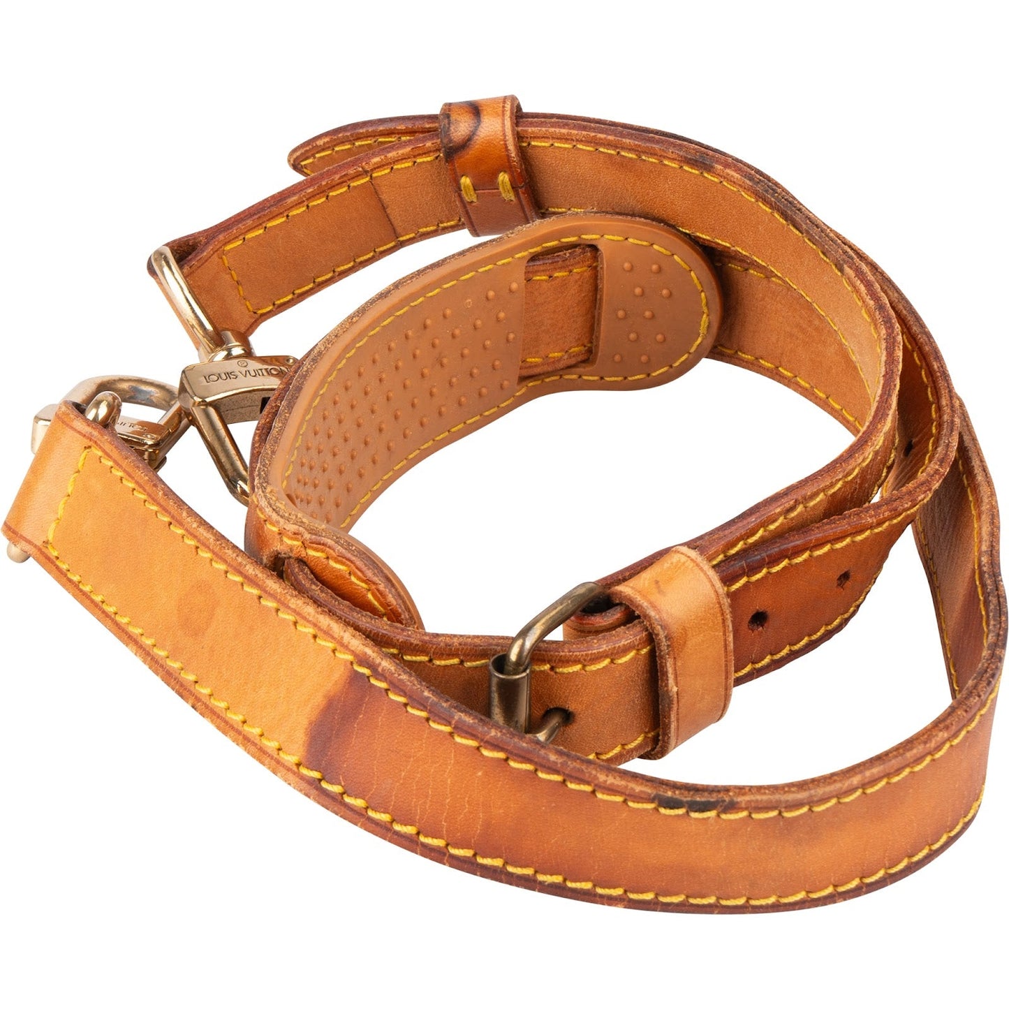 Louis Vuitton Vachetta Leather Adjustable Keepall Bags Strap